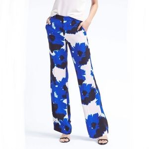 NWOT Midrise Floral Wideleg BR Blake Pant 4